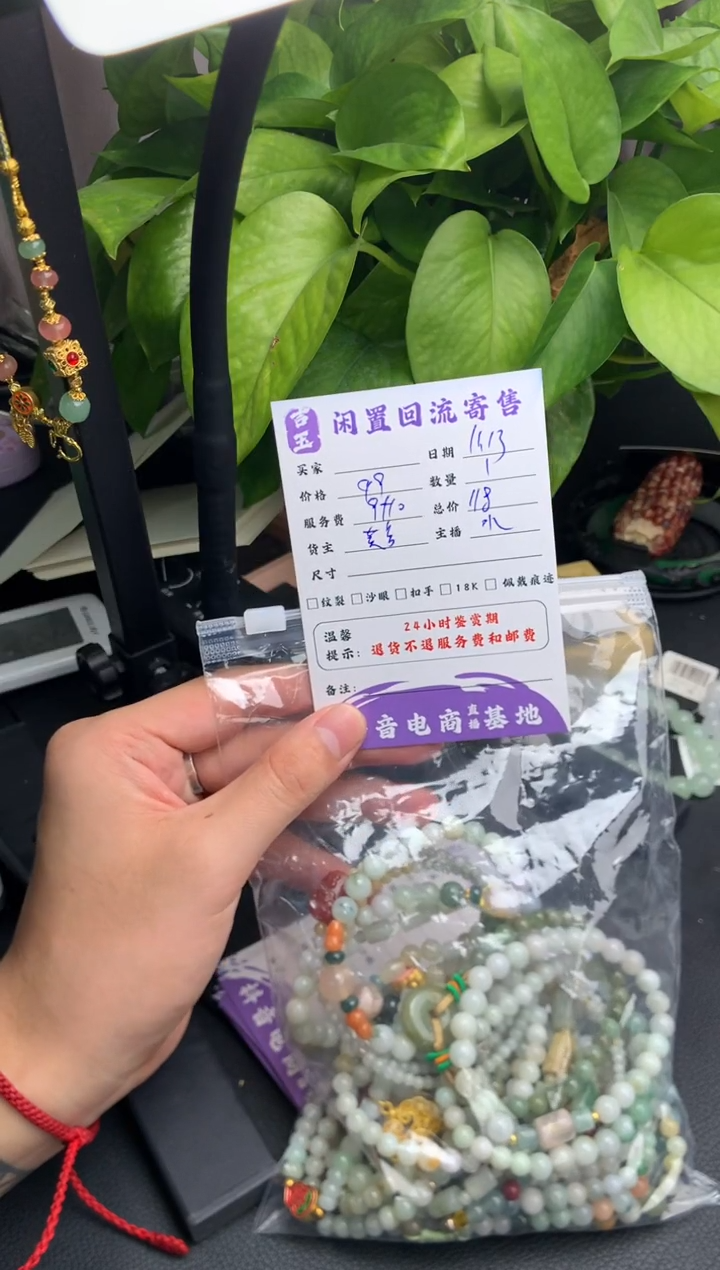 颈饰未镶嵌翡翠挂件