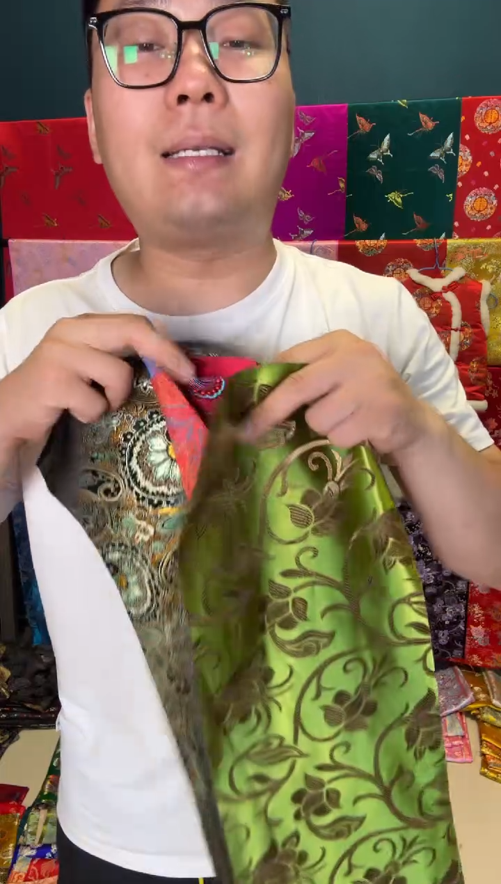 混纺3块碎布条16号