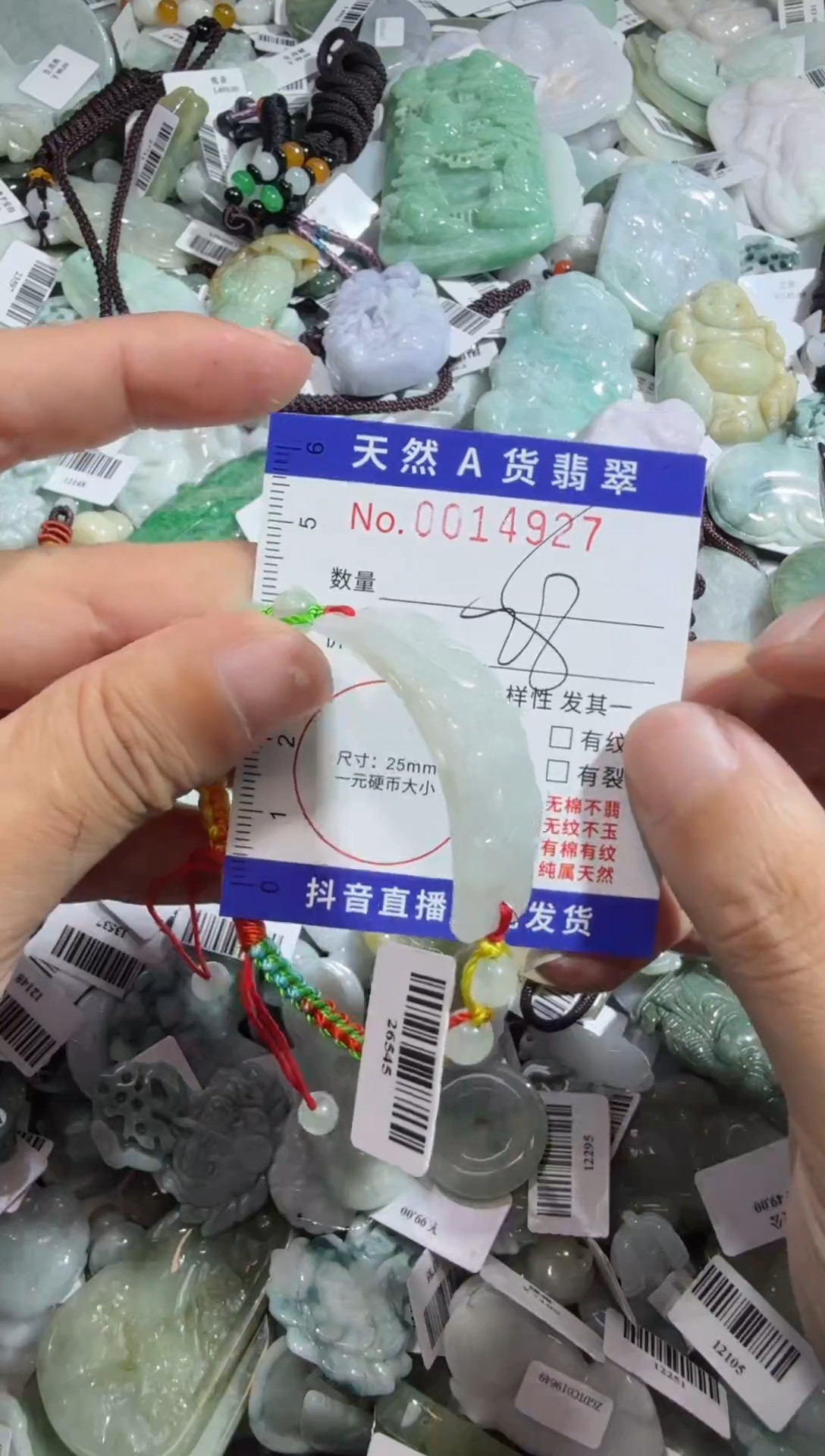 【闪购商品】翡翠颈饰未镶嵌00014927