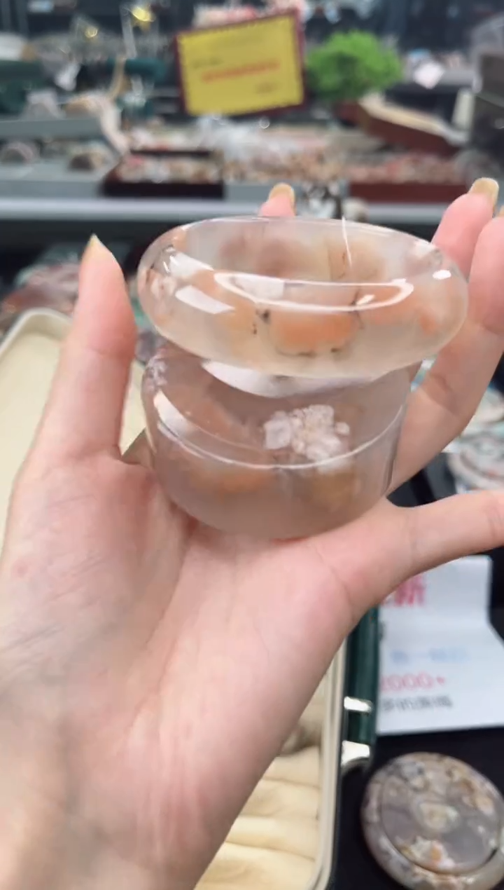 【闪购商品】石英质玉手镯未镶嵌59圈口（赠品镯心）6545494