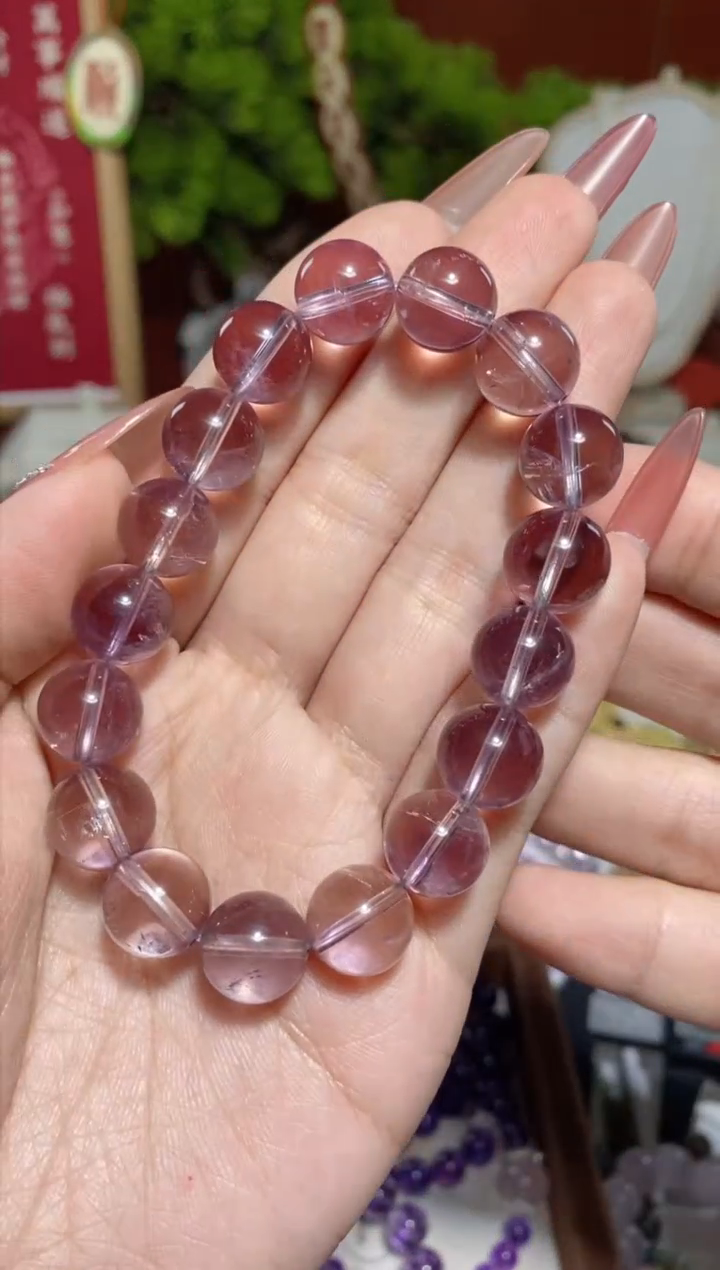 【闪购商品】水晶手串未镶嵌玻利维亚紫水晶12mm