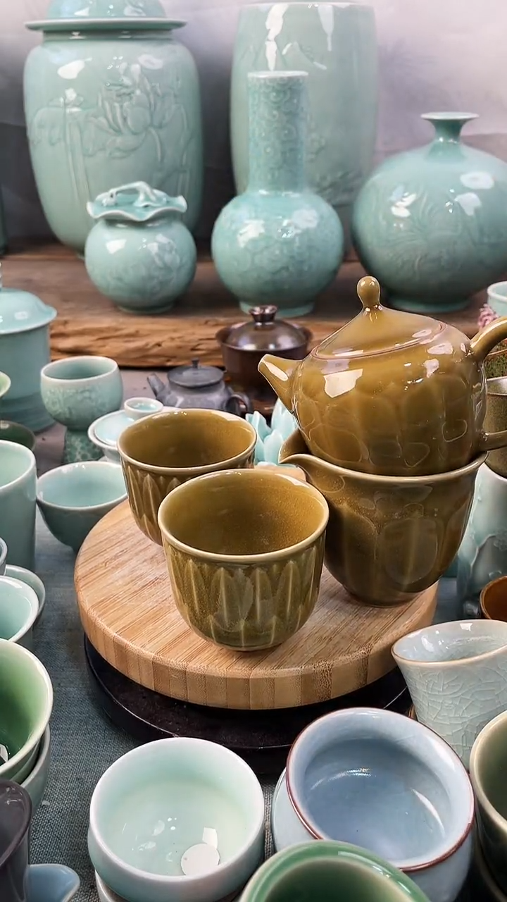 【闪购商品】福利款 慧仙青瓷 瓷器 套装