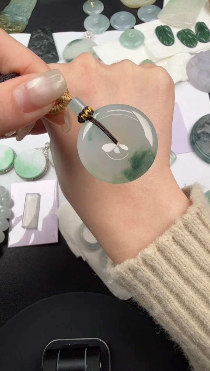 吊坠(不含链)未镶嵌翡翠翡翠饰品-191