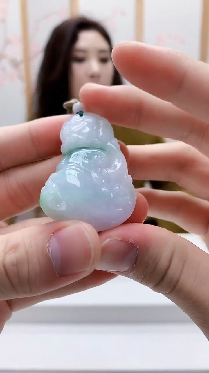未镶嵌定制翡翠4829bb-毛货挂件67