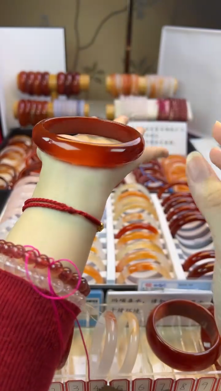 【闪购商品】玛瑙/玉髓手镯未镶嵌【默认微瑕】66