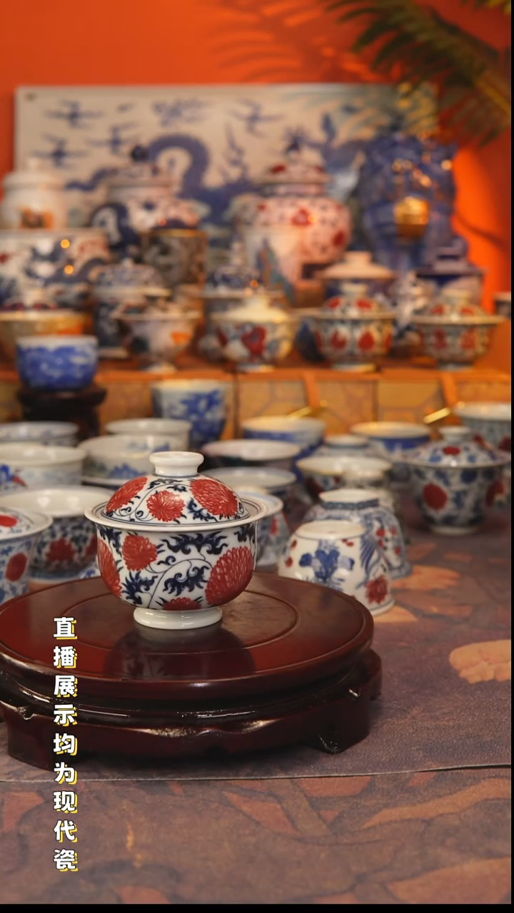 景德镇手工手绘陶瓷杯