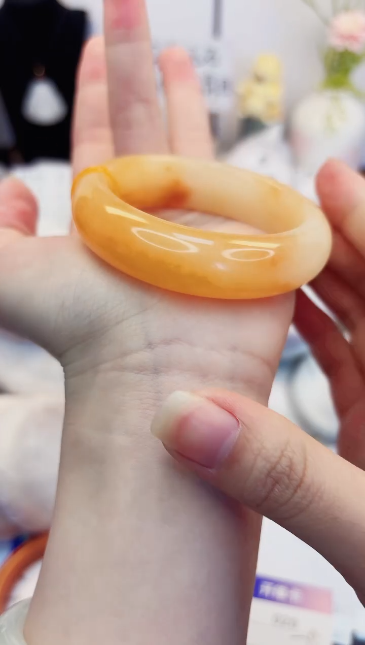 【闪购商品】石英质玉手镯未镶嵌20-财气镯-圈口53