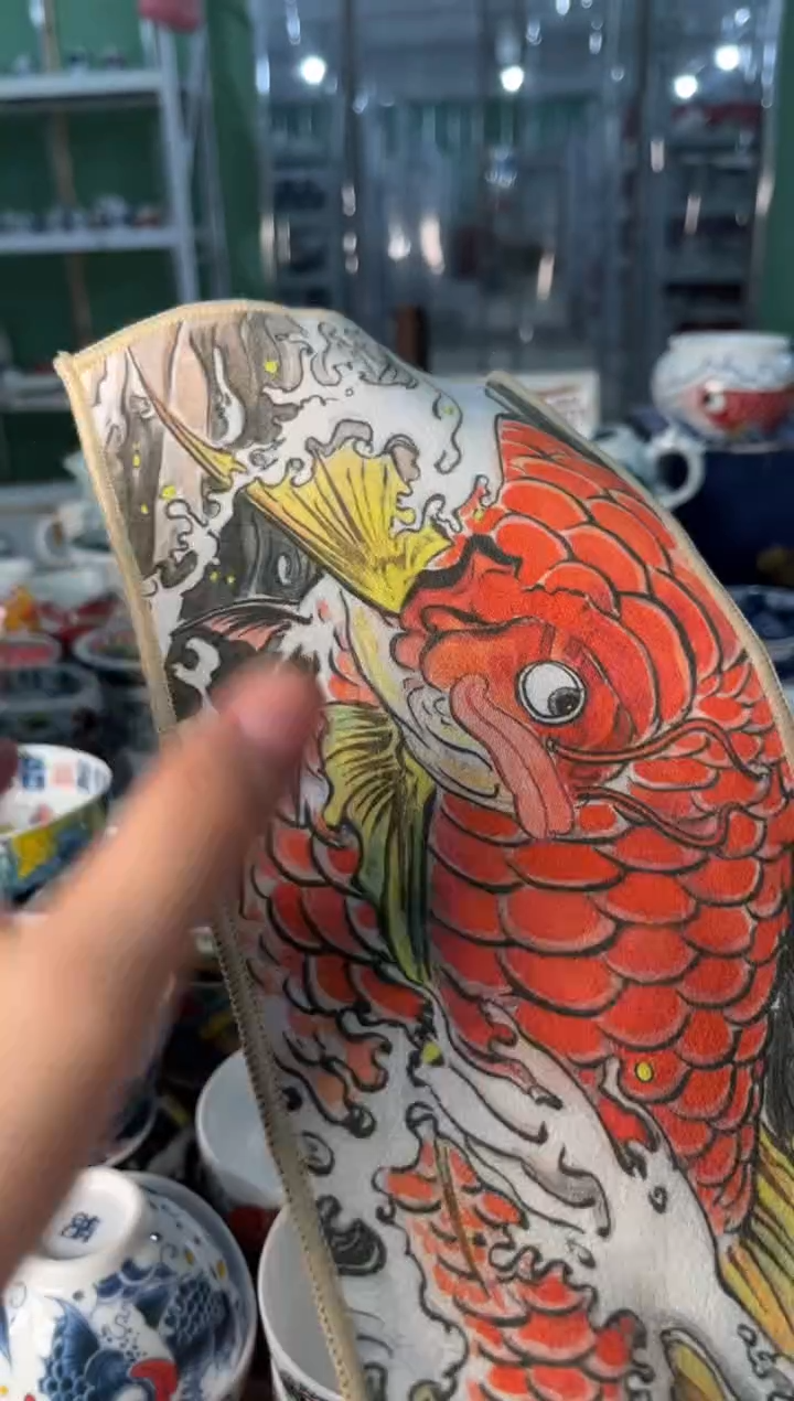 瓷片陶昨明茶巾（福利价格）