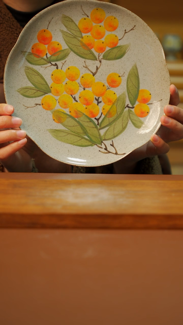 瓷片景德镇手工手绘釉下彩瓷器