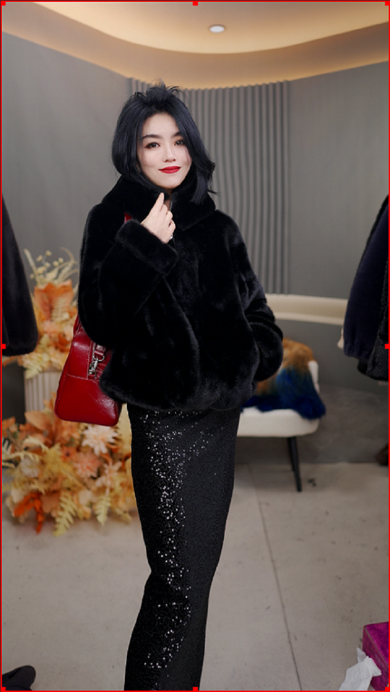 832北极貂春季新款洋气女贵气时尚外气质外套