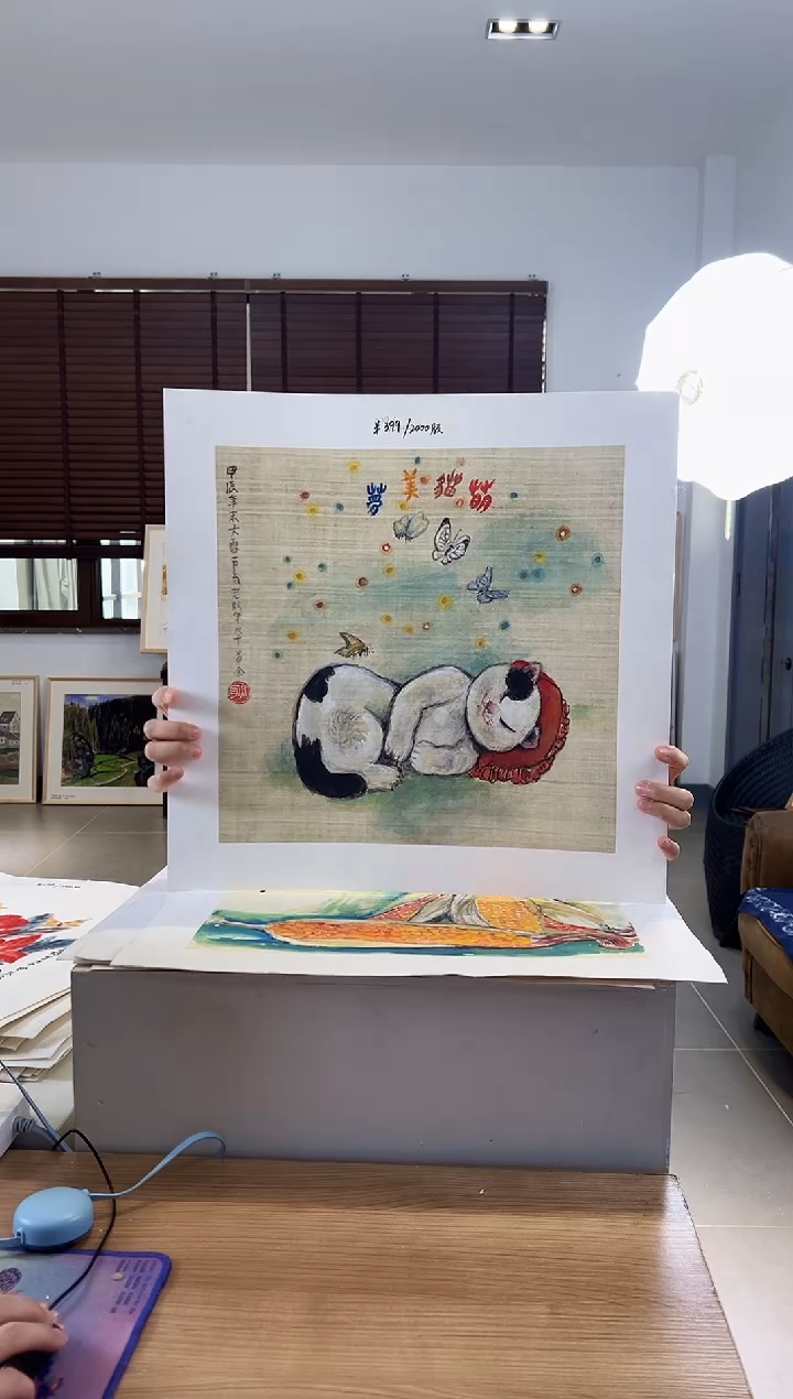 【闪购商品】版画限量亲签盖章版画S