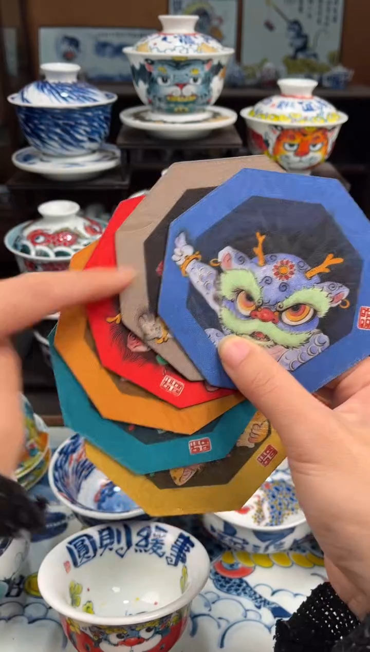 拙明院（宠粉价格）杯垫（6个一起）