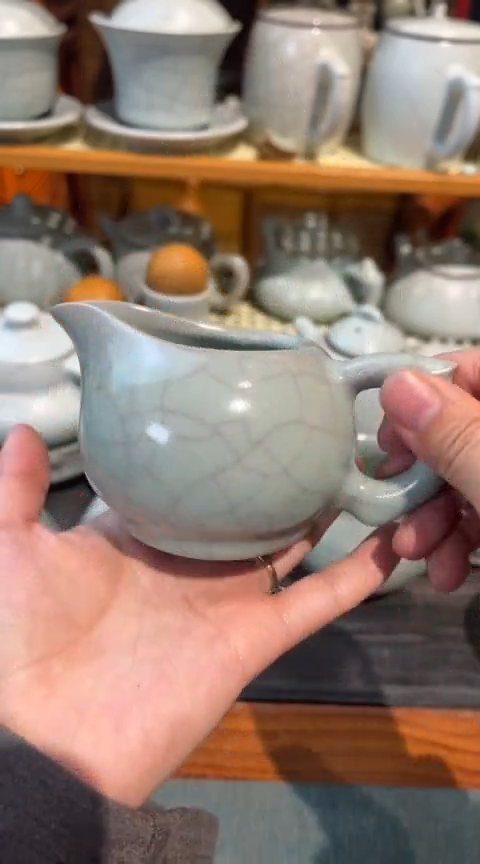 【闪购商品】杯北宋官瓷公道杯微瑕