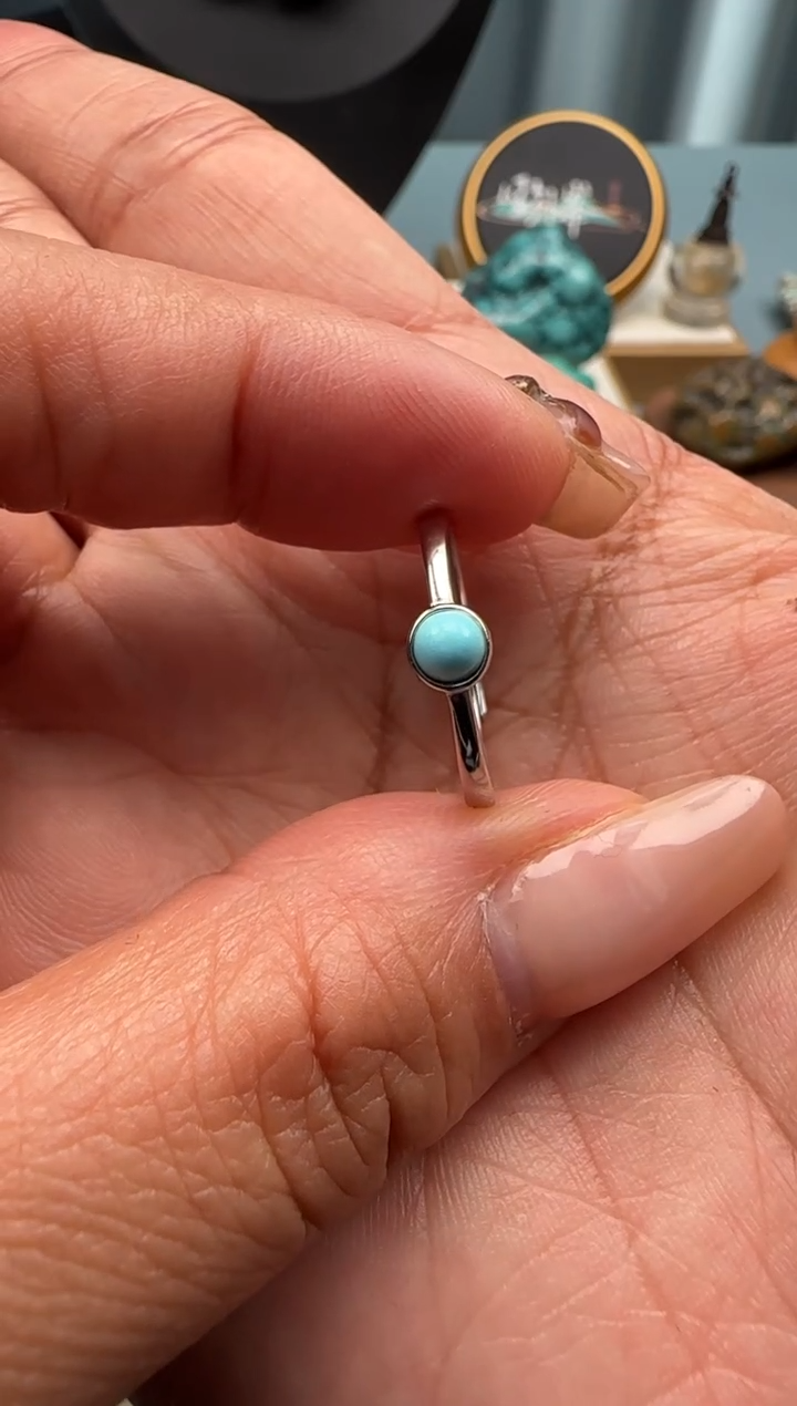 【闪购商品】绿松石珠宝奇石银S925镶嵌绿松石