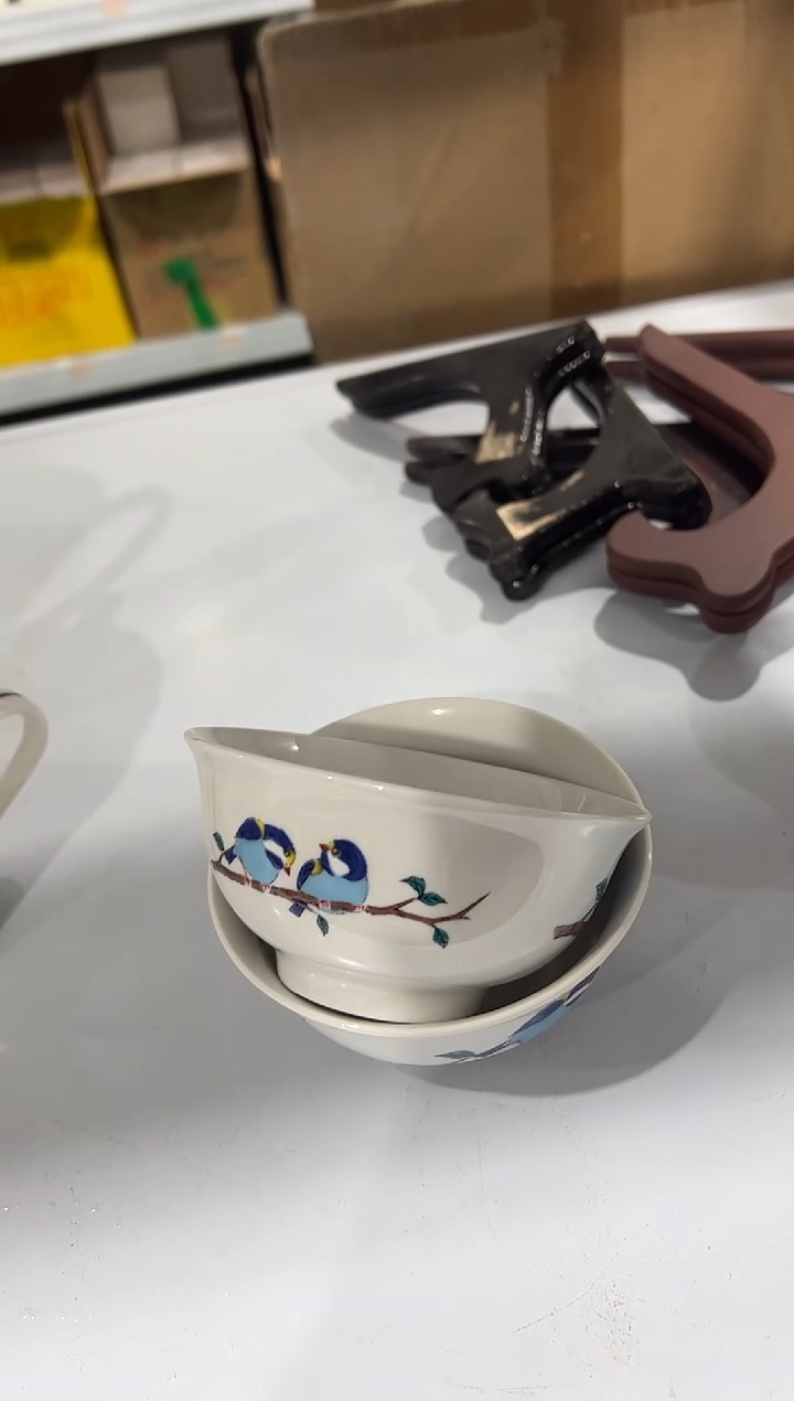 杯子骨瓷5寸碗2个