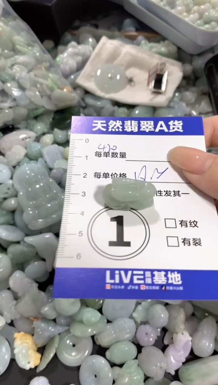 颈饰未镶嵌翡翠天然翡翠A货批量多样性发一件