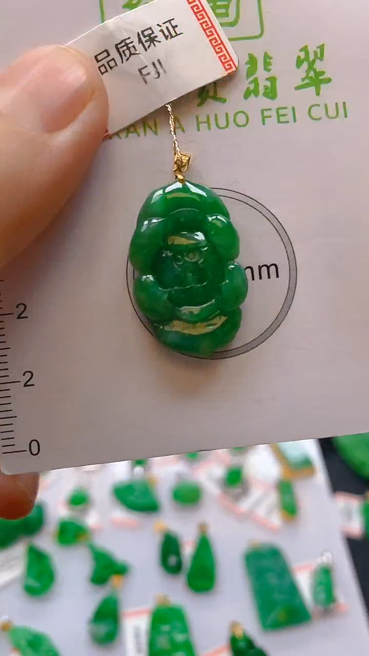 【闪购商品】翡翠颈饰18K金镶嵌新号开播，全场乱卖