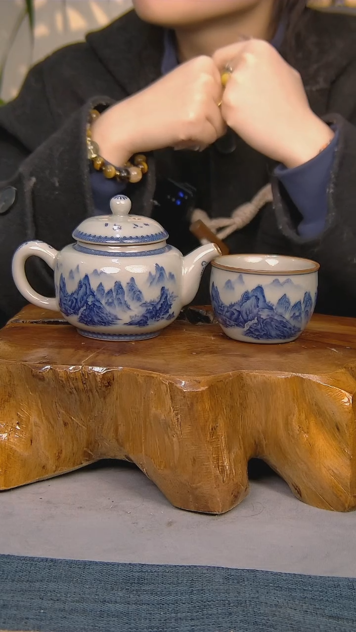【闪购商品】 2件套陶瓷茶具家用简装系列  