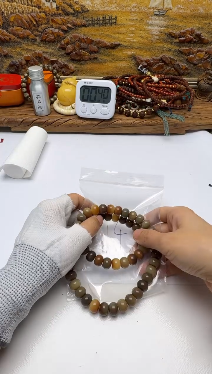 吊坠菩提根/象牙果菩提根多圈手串