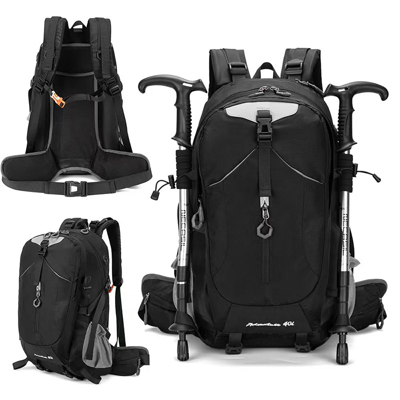 专业户外登山包轻量化背负双肩包户外徒步旅行骑行包防水耐磨耐刮