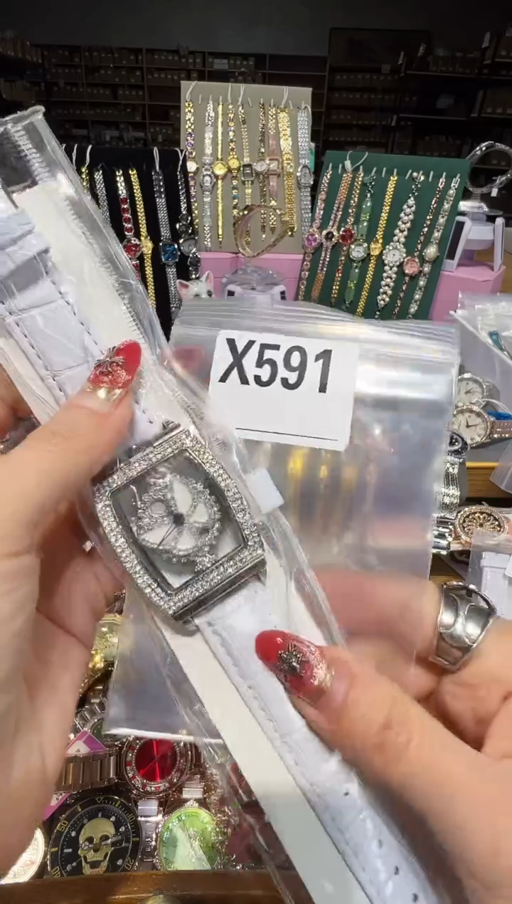 石英机芯不锈钢不锈钢直播定闪专用