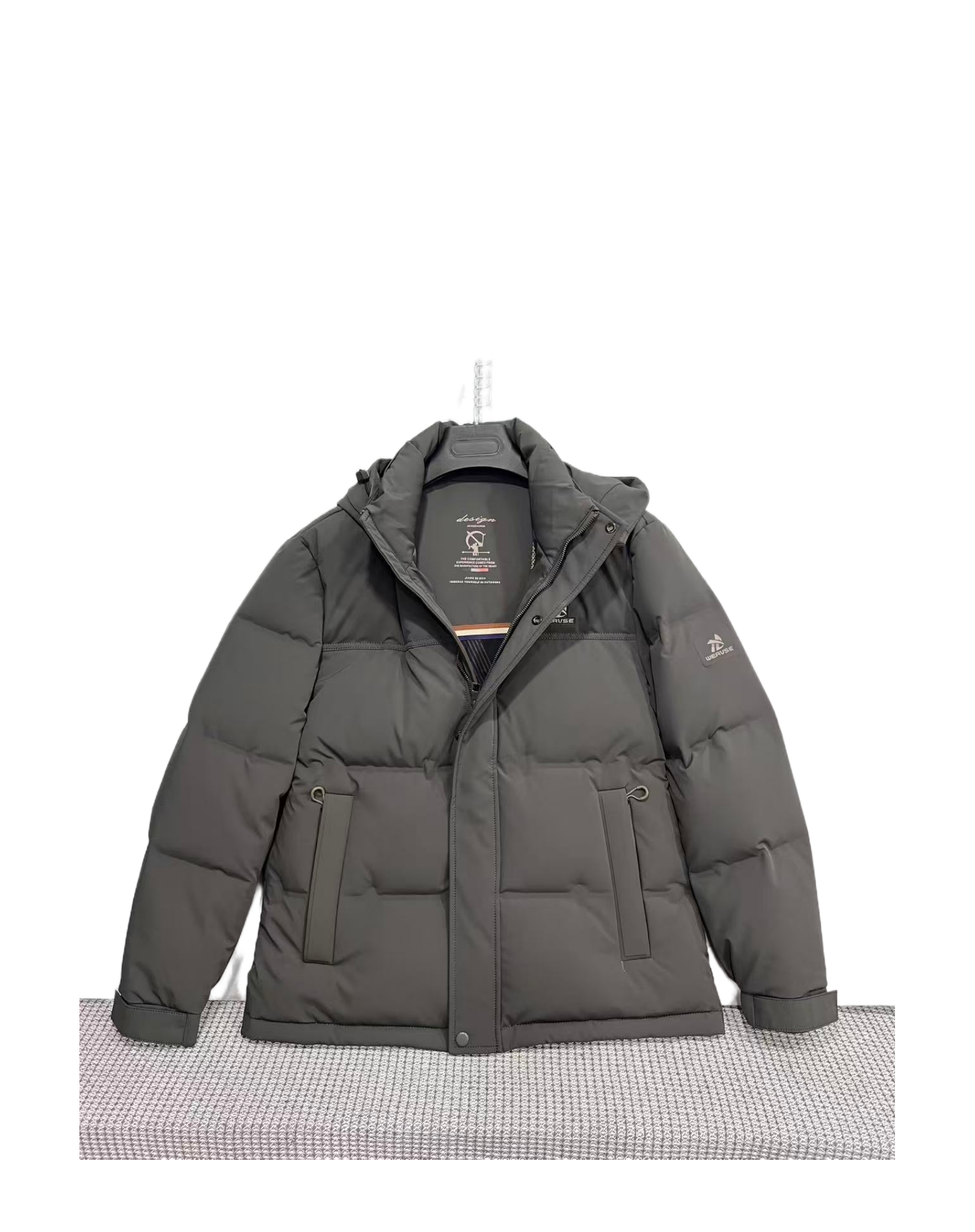 D  2563  男士  常规  连帽  时尚  百搭  街头  保暖  羽绒服