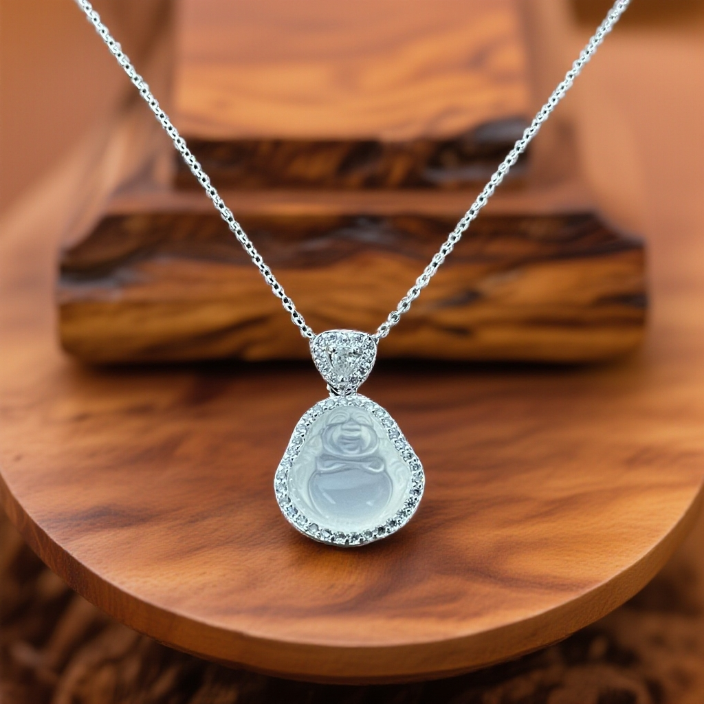 【抓紧处理】ins风女款气质定制生肖挂饰A751佛公项链