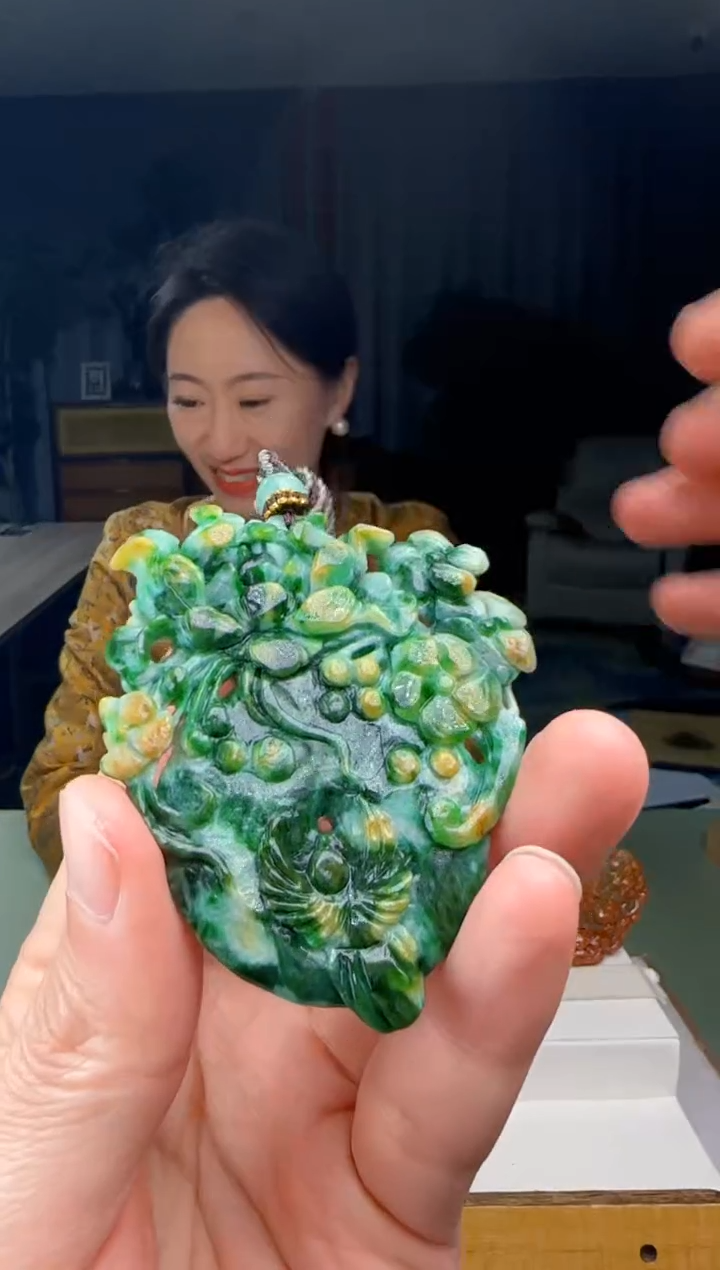 【闪购商品】翡翠吊坠(不含链)未镶嵌DY@@WS1SS01498