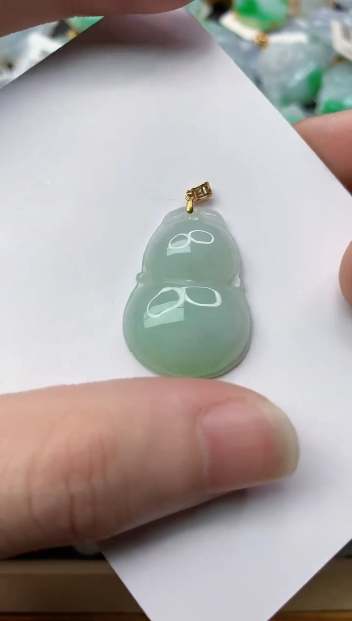 【闪购商品】翡翠颈饰18K金镶嵌4...........