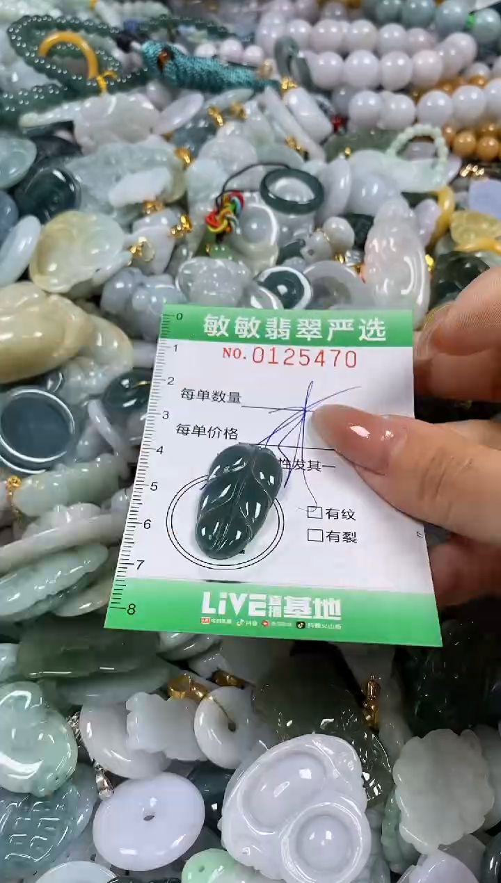 【闪购商品】翡翠颈饰未镶嵌闪购0125470多样性发其一