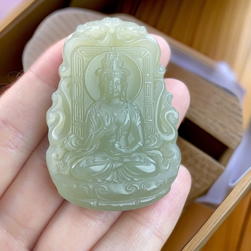 和田玉观世音菩萨