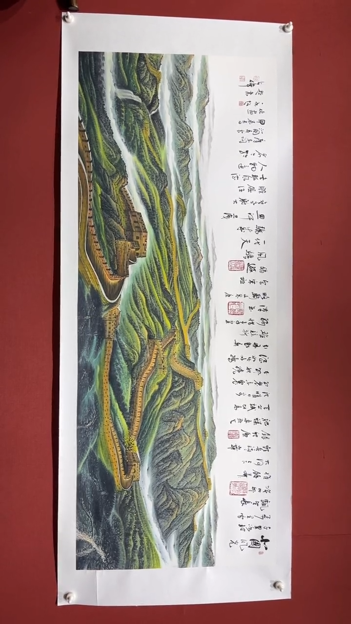 【闪购商品】书法于水超 陈占伟合作沁园春雪