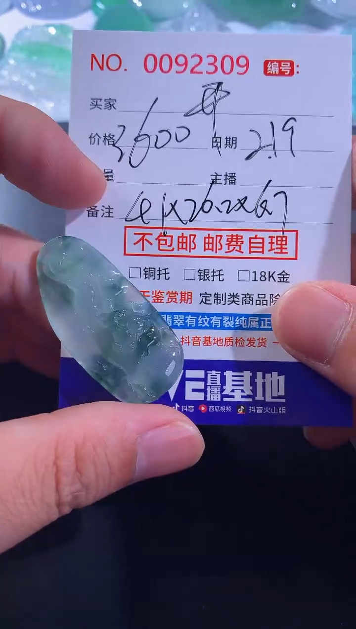 【闪购商品】翡翠颈饰未镶嵌开