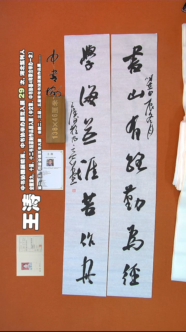 【闪购商品】书法123王涛书法作品