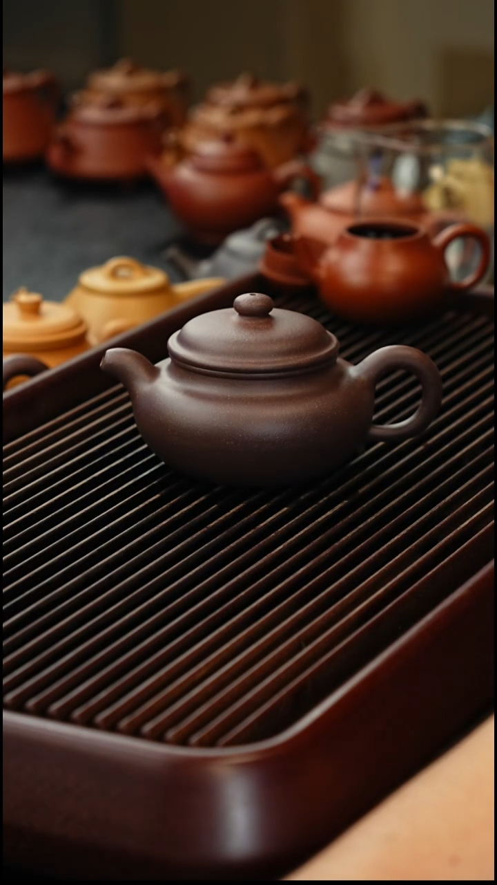 茶壶紫砂水塘底仿古220cc浮力