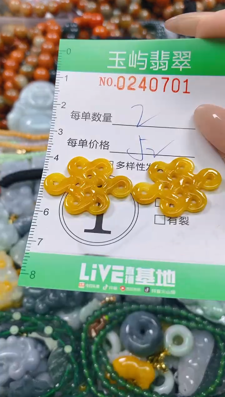 颈饰未镶嵌翡翠闪购0240701