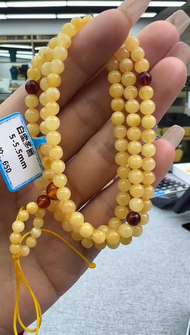 【闪购商品】琥珀颈饰未镶嵌531秒拍号