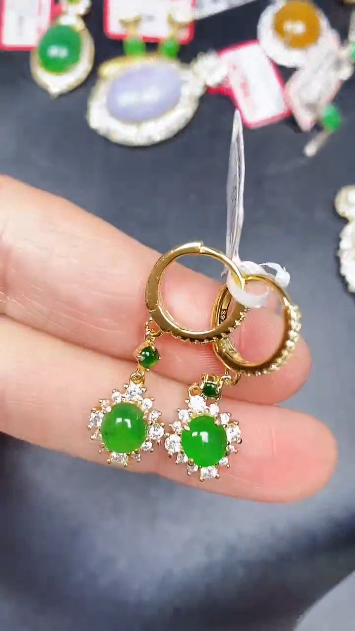 银S925镶嵌戒指翡翠2020