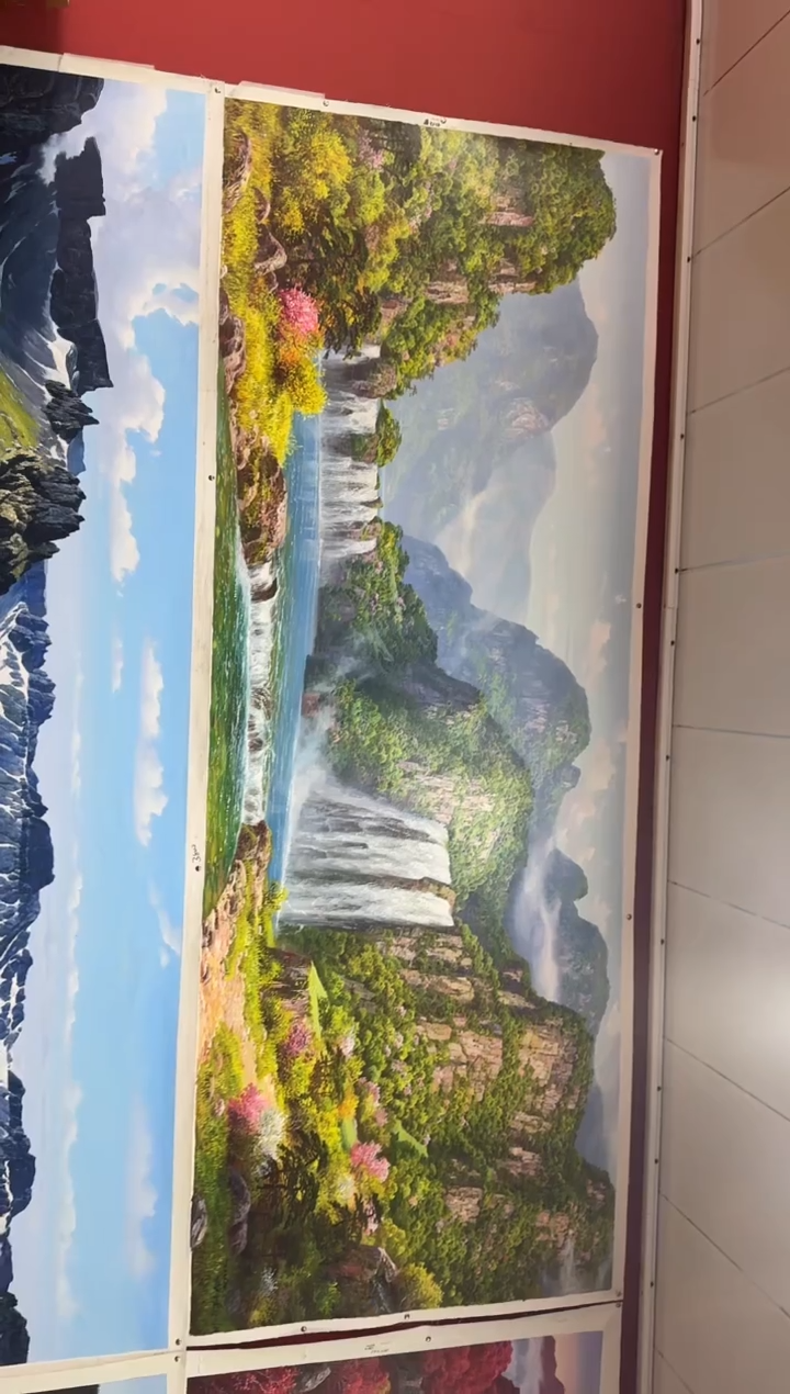 油画【122号】约2.2米丨朝鲜原创纯手绘孤品油画丨顺丰包邮