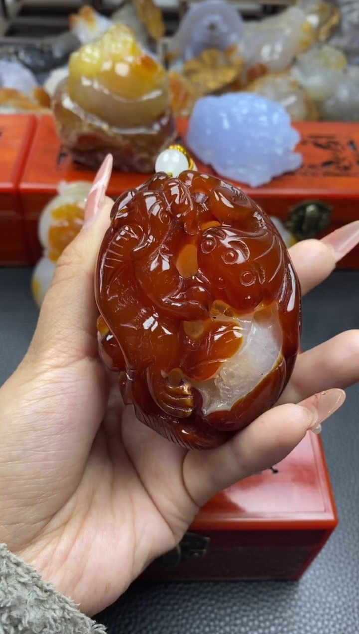 【闪购商品】玛瑙/玉髓手把未镶嵌00