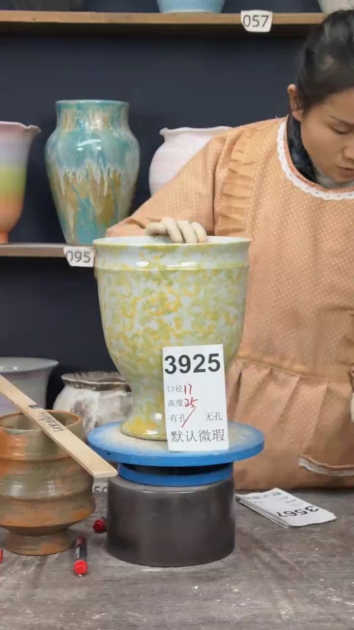 景德镇花盆默认微瑕3925