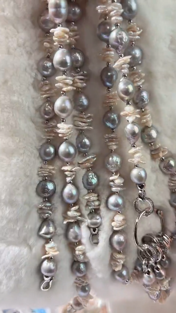 未镶嵌项链淡水珍珠272多样性发货 发其一