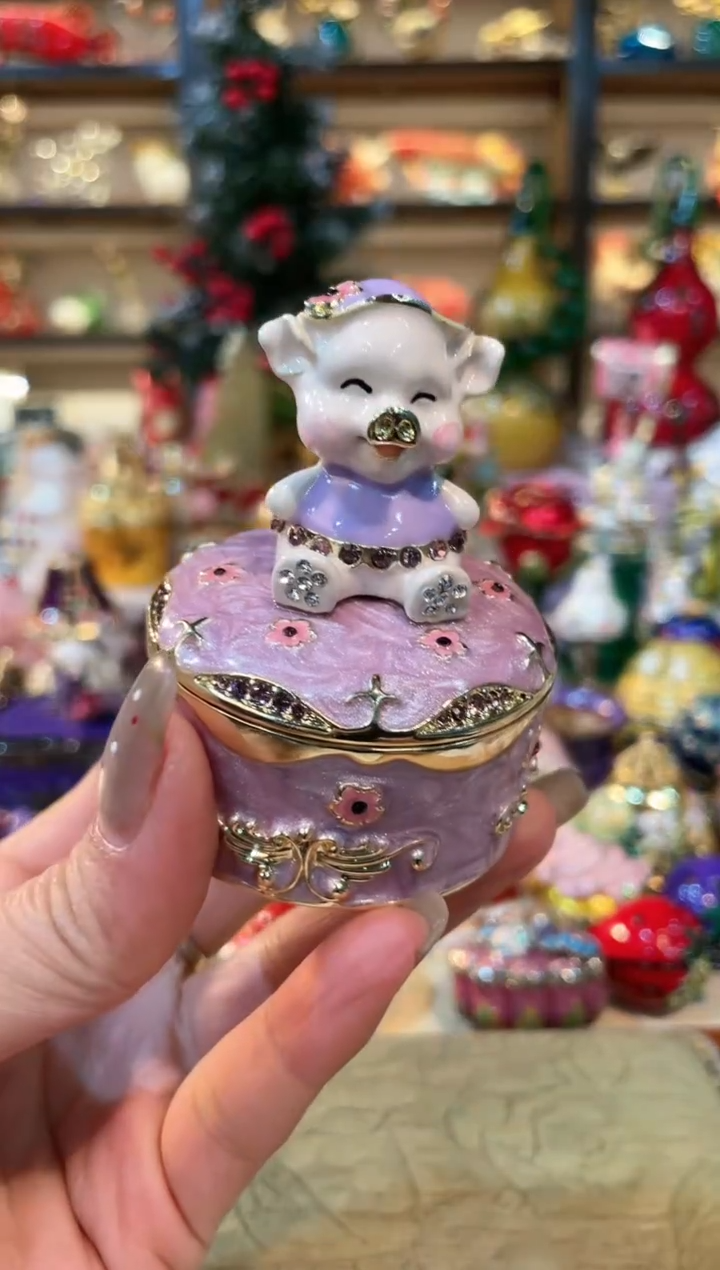 【闪购商品】 珐琅彩精致首饰盒