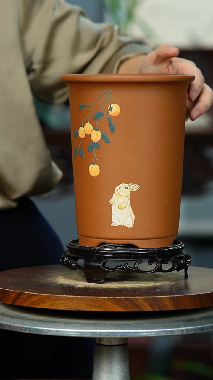 紫砂花盆1852+S紫砂花盆紫砂