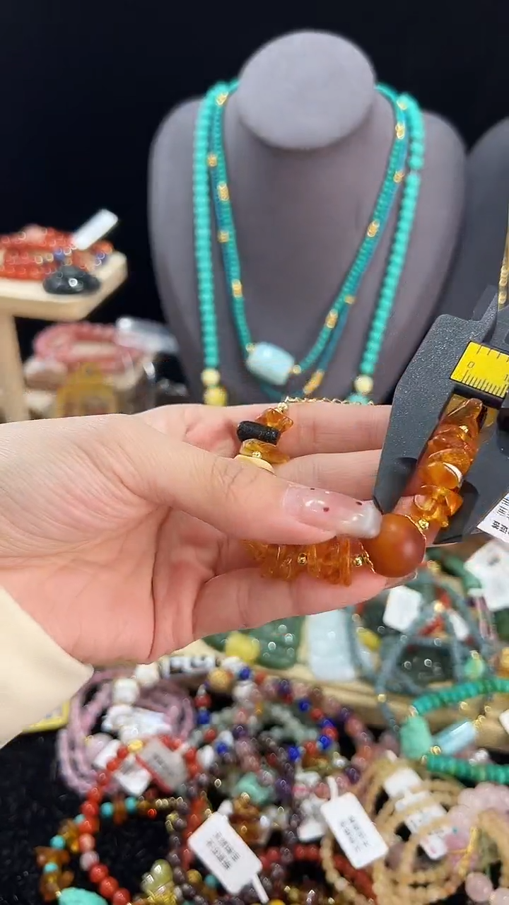 【闪购商品】琥珀（花珀）手链未镶嵌手串