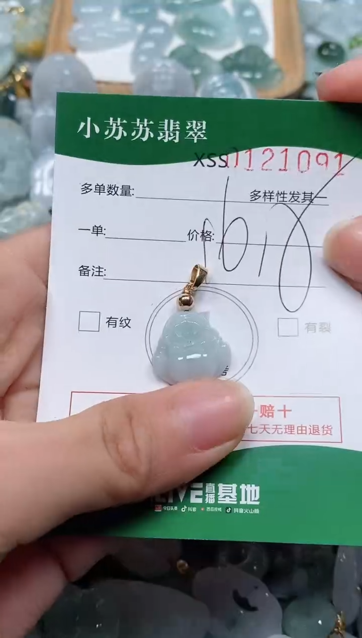 【闪购商品】翡翠颈饰未镶嵌闪购商品0121091