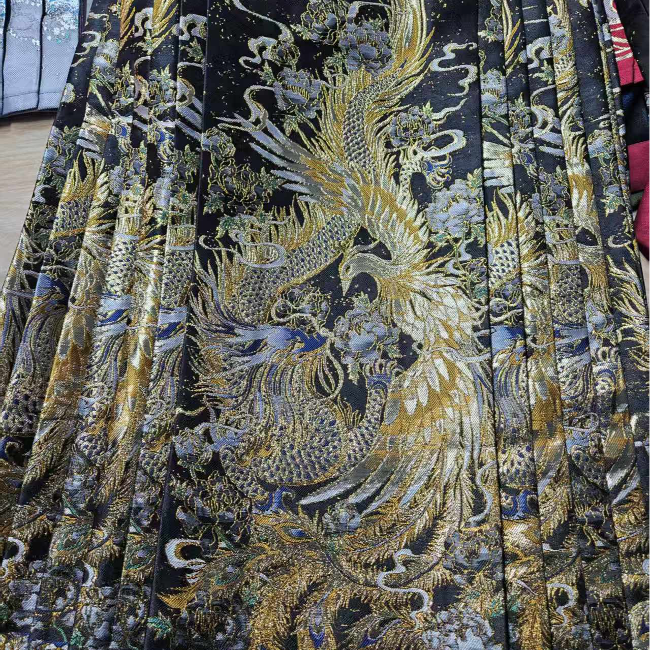 小庄龙凤呈祥  锦凤马面裙裙织金妆花马面裙齐腰日常中国风