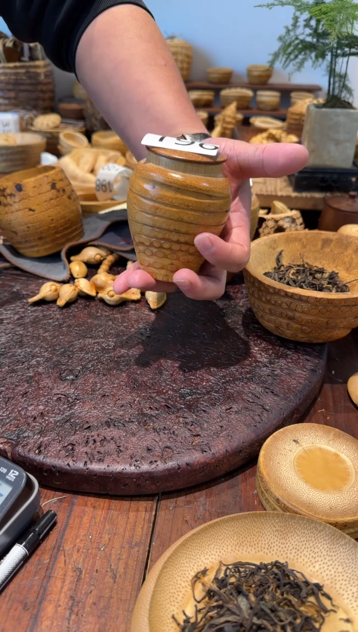 【闪购商品】竹196竹根竹根竹根茶叶罐