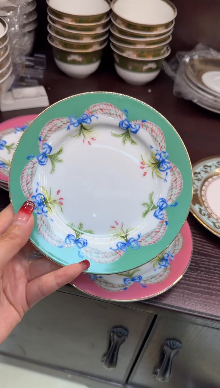 【闪购商品】瓷片6寸骨碟5个微瑕   福利价