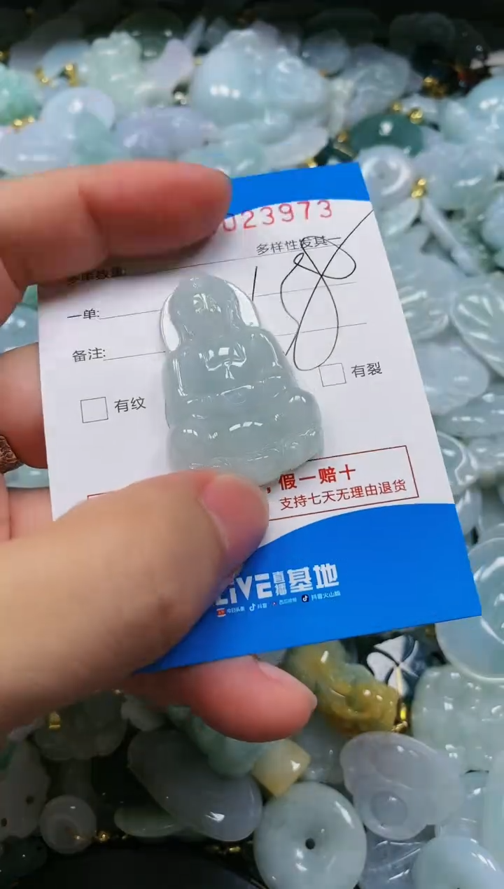 翡翠未镶嵌颈饰闪购商品0023973